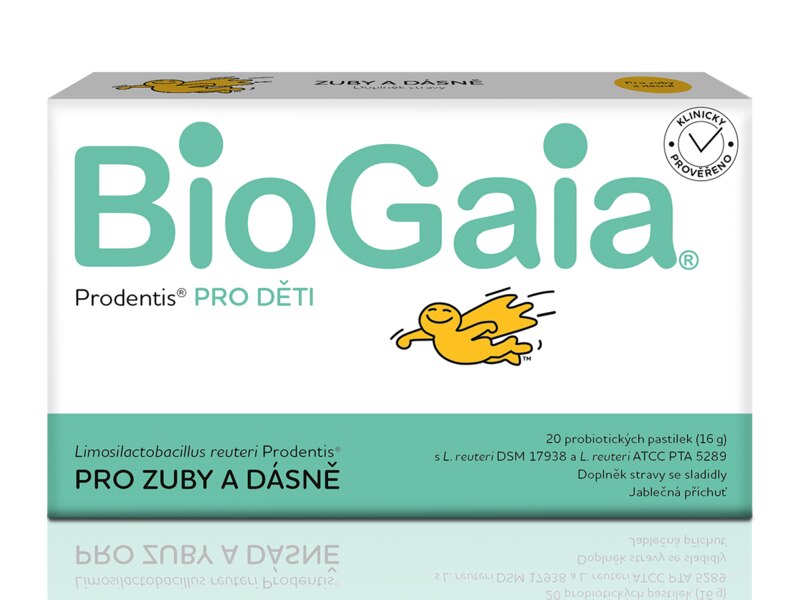 BioGaia Prodentis pro děti 20 pastilek BioGaia Prodentis pro děti 20 pastilek
