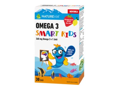 NatureVia Omega 3 Smart Kids 30 želé