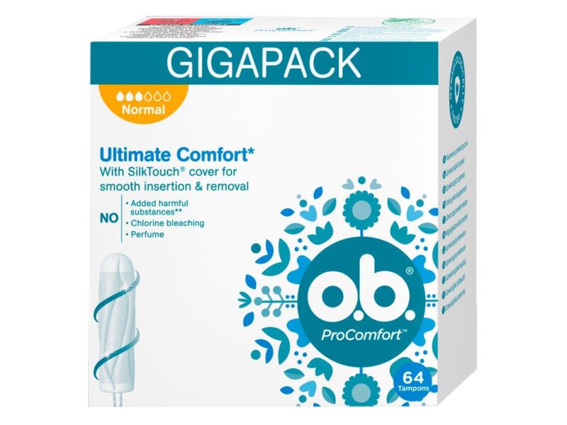 o.b. ProComfort Normal tampony 64 ks