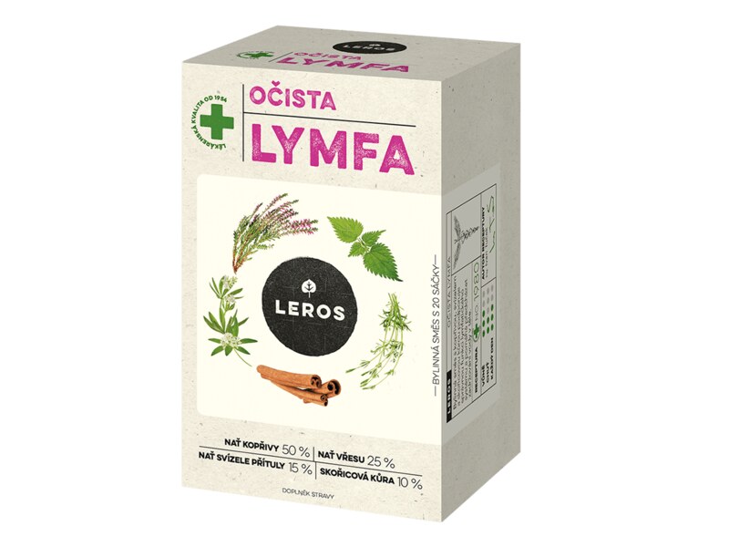Leros Očista Lymfa nálevové sáčky 20x1,5 g