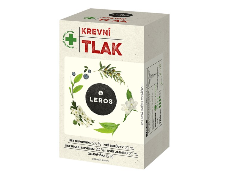 Leros Krevní tlak nálevové sáčky 20x1,5 g