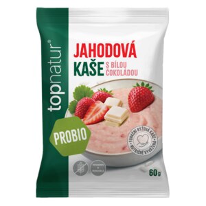Topnatur Probio kaše Jahoda a bílá čokoláda 60 g