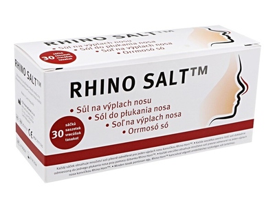 Rhino Salt sůl na výplach nosu 30 sáčků