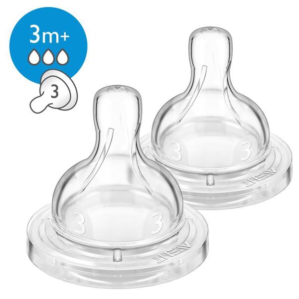 Philips Avent Anti-colic dudlík 3 střední průtok 2 ks