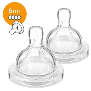 Philips Avent Anti-colic dudlík 4 rychlý průtok 2 ks