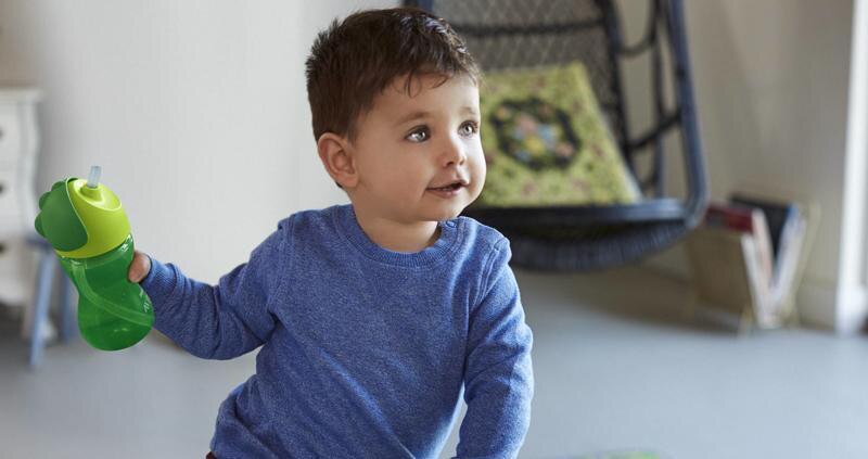 Philips Avent hrnek s ohebným brčkem 300 ml chlapec 1 ks