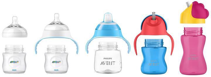 Philips Avent hrnek s ohebným brčkem 300 ml chlapec 1 ks