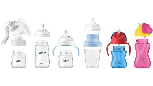 Philips Avent odsávačka mateřského mléka manuální + VIA pohárky 180 ml 5 ks