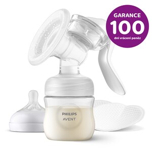 Philips Avent odsávačka mateřského mléka manuální se zásobníkem Philips Avent odsávačka mateřského mléka manuální se zásobníkem