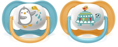 Philips Avent Ultra air šidítko 6-18m chlapec zvířátko 2 ks Philips Avent Ultra air šidítko 6-18m chlapec zvířátko 2 ks