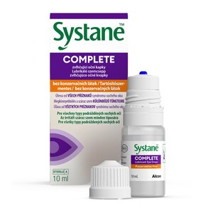 Systane Complete zvlhčující oční kapky bez konzervačních látek 10 ml