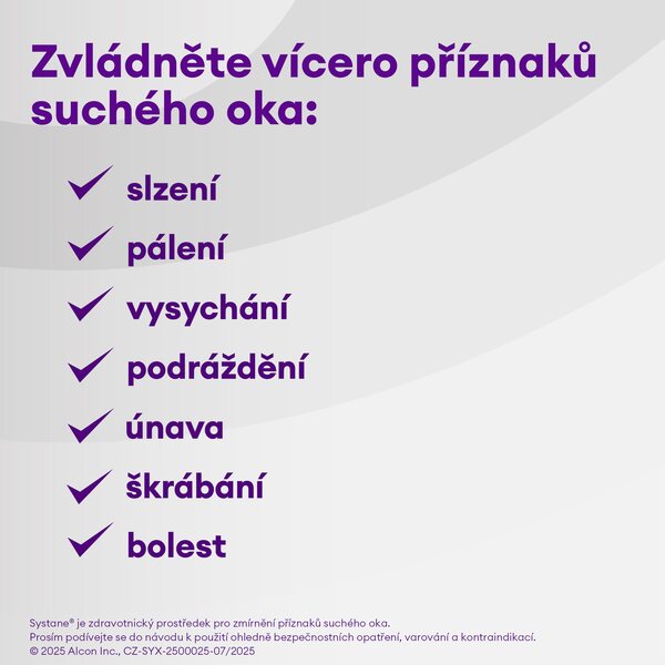 Systane Complete zvlhčující oční kapky bez konzervačních látek 10 ml