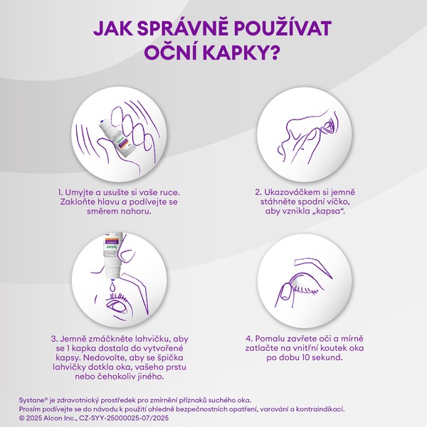 Systane Complete zvlhčující oční kapky bez konzervačních látek 10 ml