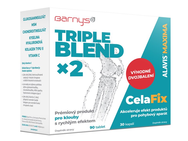 Barnys Triple Blend x2 90 tablet + Alavis Maxima CelaFix 30 kapslí
