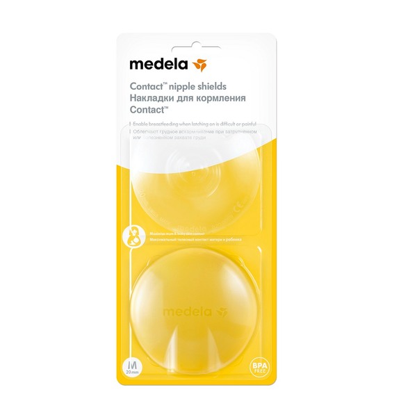 Medela Kontaktní kojicí kloboučky vel. M 20 mm 1 pár