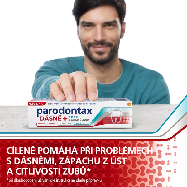 Parodontax Dásně + Dech & citlivé zuby zubní pasta 75 ml Parodontax Dásně + Dech & citlivé zuby zubní pasta 75 ml