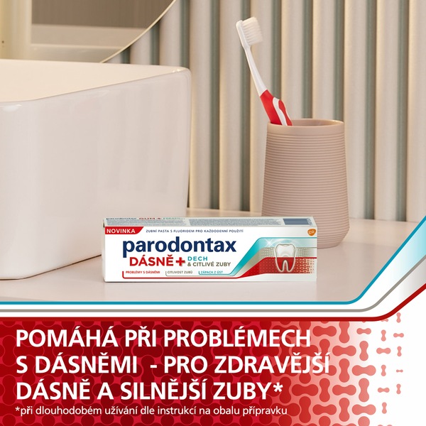 Parodontax Dásně + Dech & citlivé zuby zubní pasta 75 ml Parodontax Dásně + Dech & citlivé zuby zubní pasta 75 ml