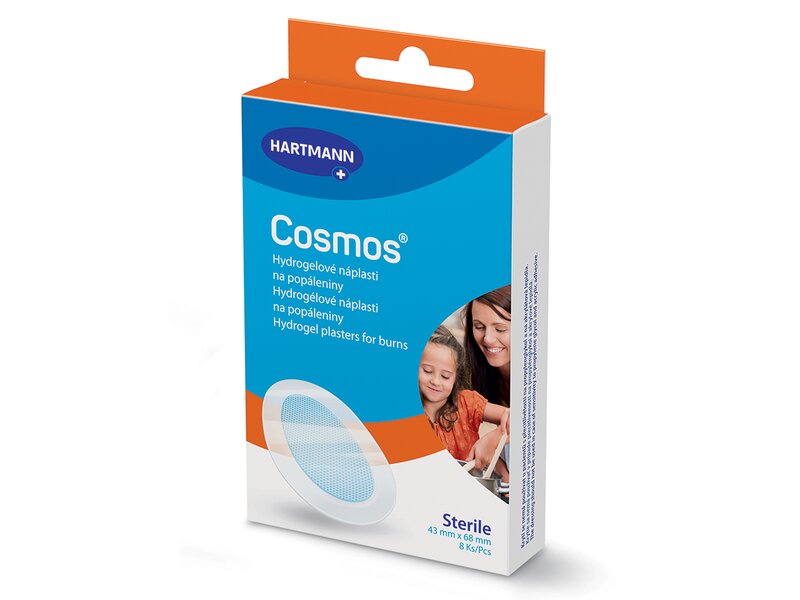 Cosmos Náplasti na popáleniny 68x43 mm 8 ks Cosmos Náplasti na popáleniny 68x43 mm 8 ks