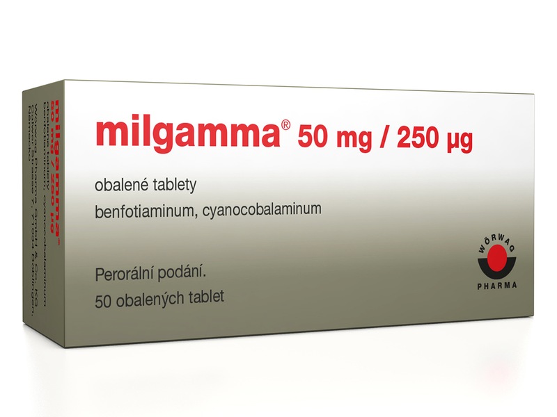 Milgamma 50 obalených tablet