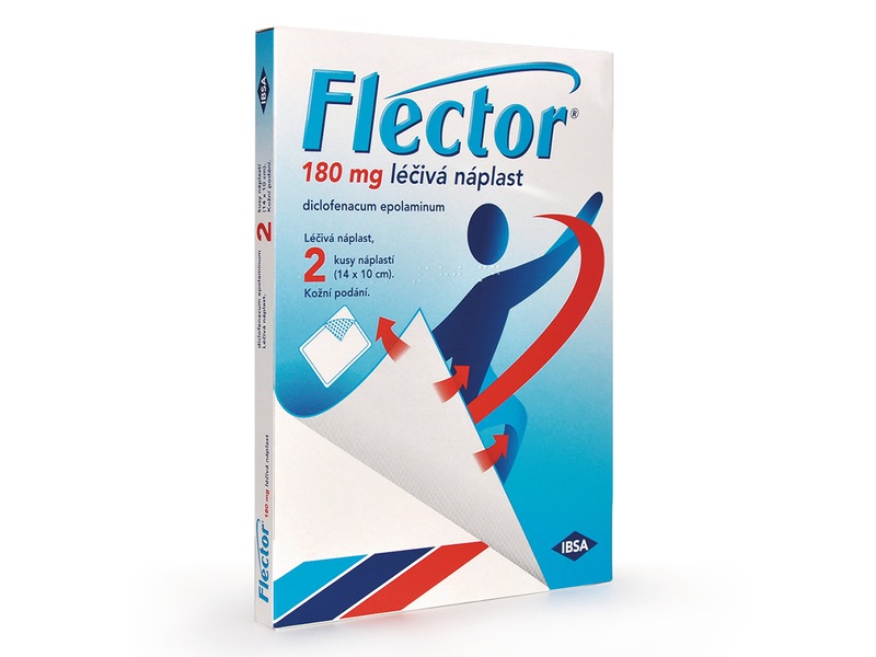 Flector 180 mg 2 léčivé náplasti