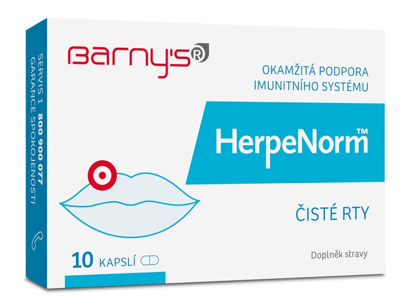 Barnys Herpenorm 10 kapslí Barnys Herpenorm 10 kapslí