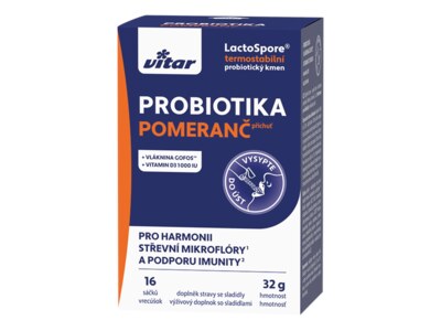 Vitar Probiotika pomeranč 16 sáčků Vitar Probiotika pomeranč 16 sáčků