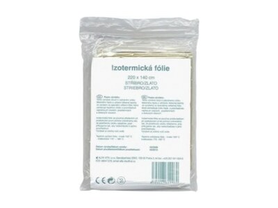 Fixaplast izotermická fólie stříbro/zlato 220x140 cm Fixaplast izotermická fólie stříbro/zlato 220x140 cm