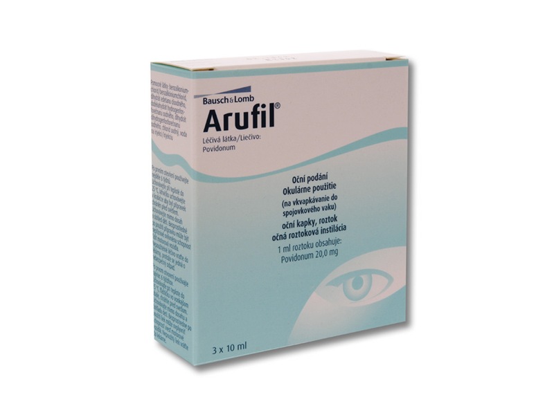 Arufil 20 mg/ml oční kapky 3x10 ml