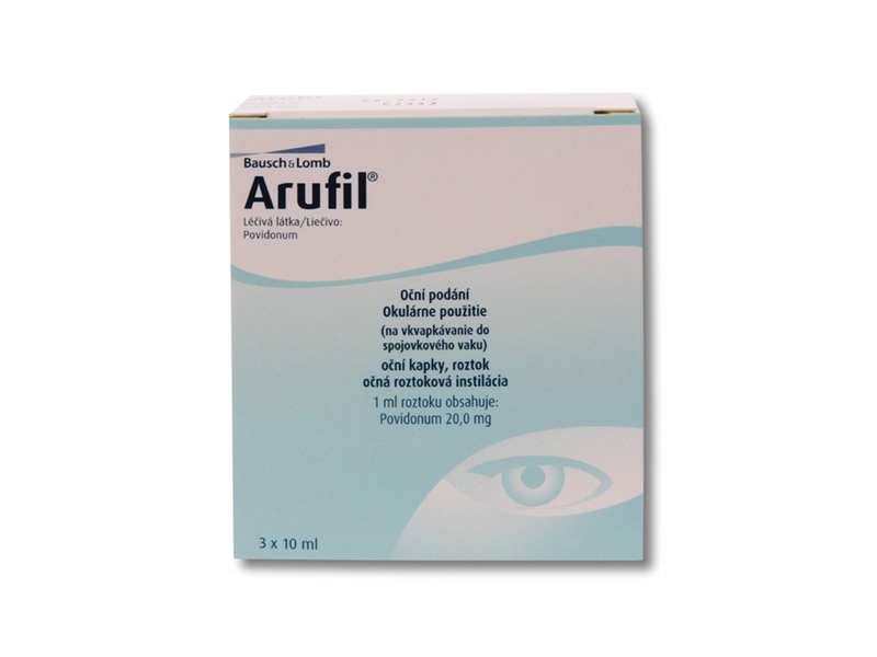 Arufil 20 mg/ml oční kapky 3x10 ml