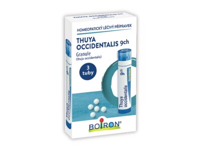 Boiron Thuya Occidentalis 9CH granule 4 g 3 tuby