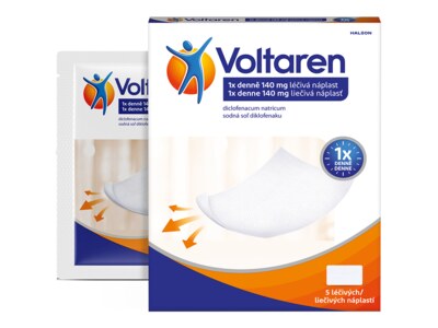 Voltaren 1x denně 140 mg 5 léčivých náplastí