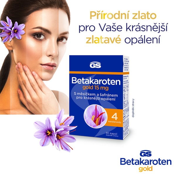 GS Betakaroten Gold 15 mg 30 kapslí