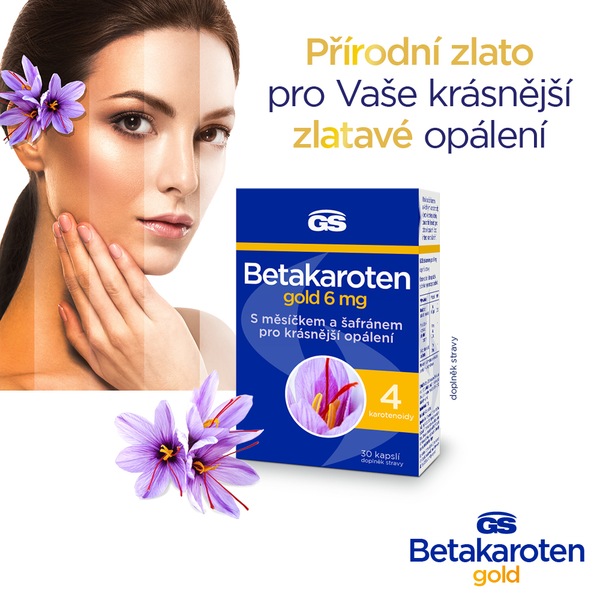 GS Betakaroten Gold 6 mg 30 kapslí