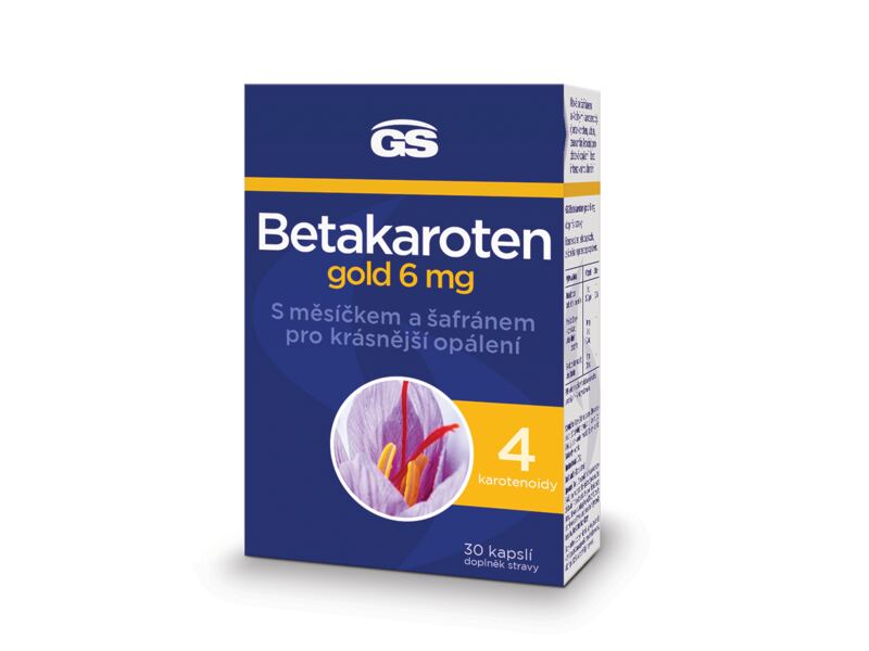 GS Betakaroten Gold 6 mg 30 kapslí