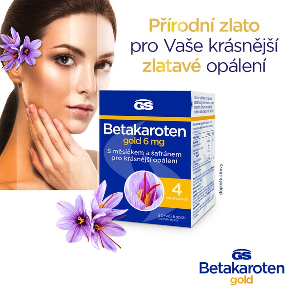 GS Betakaroten Gold 6 mg 90+45 kapslí