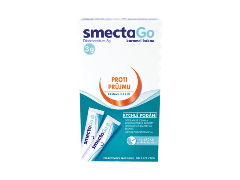 SmectaGo karamel kakao 12 sáčků