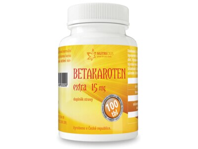 Nutricius Betakaroten Extra 15 mg 100 tablet Nutricius Betakaroten Extra 15 mg 100 tablet