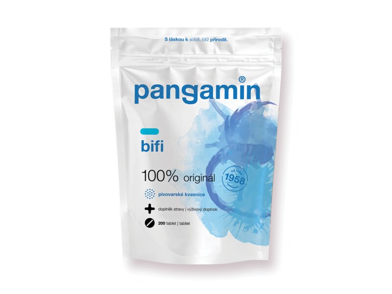 Pangamin Bifi pivovarské kvasnice 200 tablet