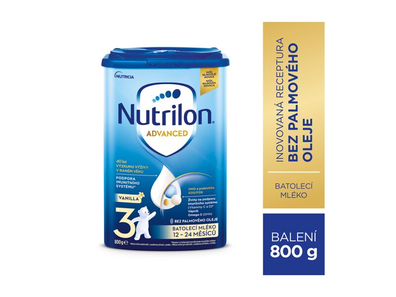 Nutrilon Advanced 3 Vanilka batolecí mléko 12- 24 měsíců 800 g