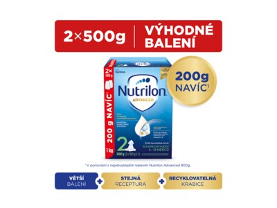 Nutrilon Advanced 2 kojenecké mléko 1 kg
