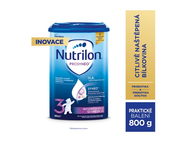 Nutrilon Prosyneo 3 H.A. batolecí mléko 12+ měsíců 800 g