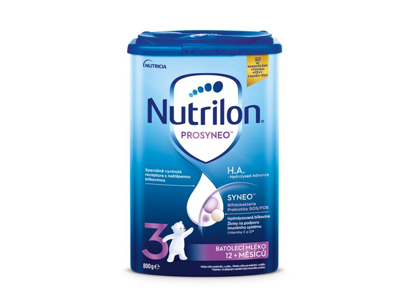 Nutrilon Prosyneo 3 H.A. batolecí mléko 12+ měsíců 800 g