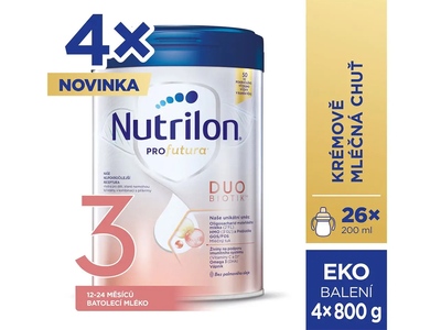 Nutrilon Profutura 3 Duobiotik batolecí mléko 12- 24 měsíců 4x800 g