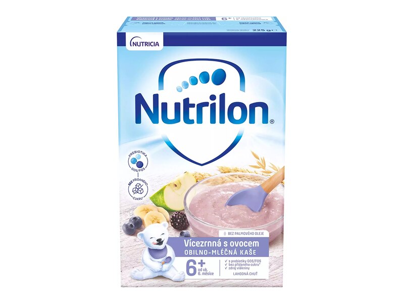 Nutrilon Vícezrnná kaše s ovocem 225 g