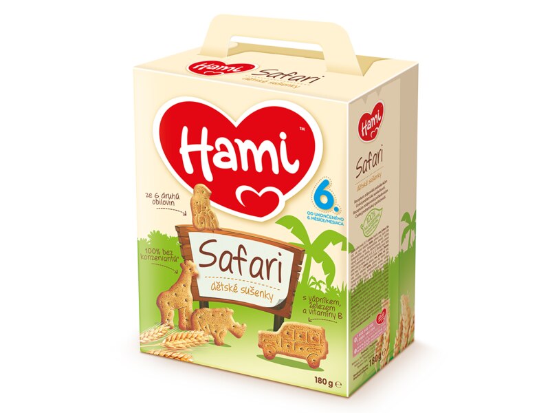 Hami Safari sušenky 180 g