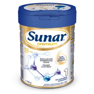 Sunar Premium 1 počáteční mléko 700 g