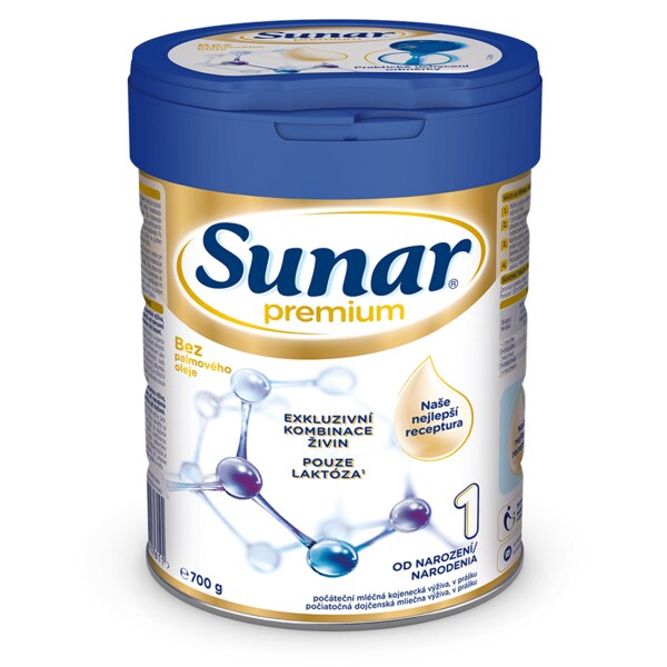 Sunar Premium 1 počáteční mléko 700 g