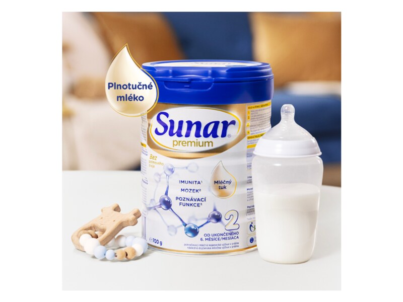 Sunar Premium 2 pokračovací mléko 700 g