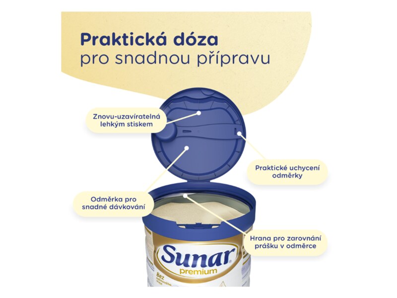 Sunar Premium 4 batolecí mléko 700 g