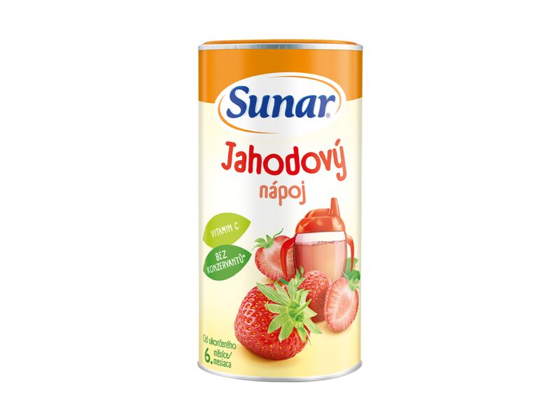 Sunar rozpustný jahodový nápoj 200 g